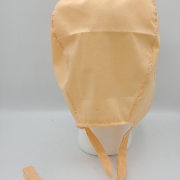 Solid Peach Surgical Scrub Cap - Picture 2 of 2